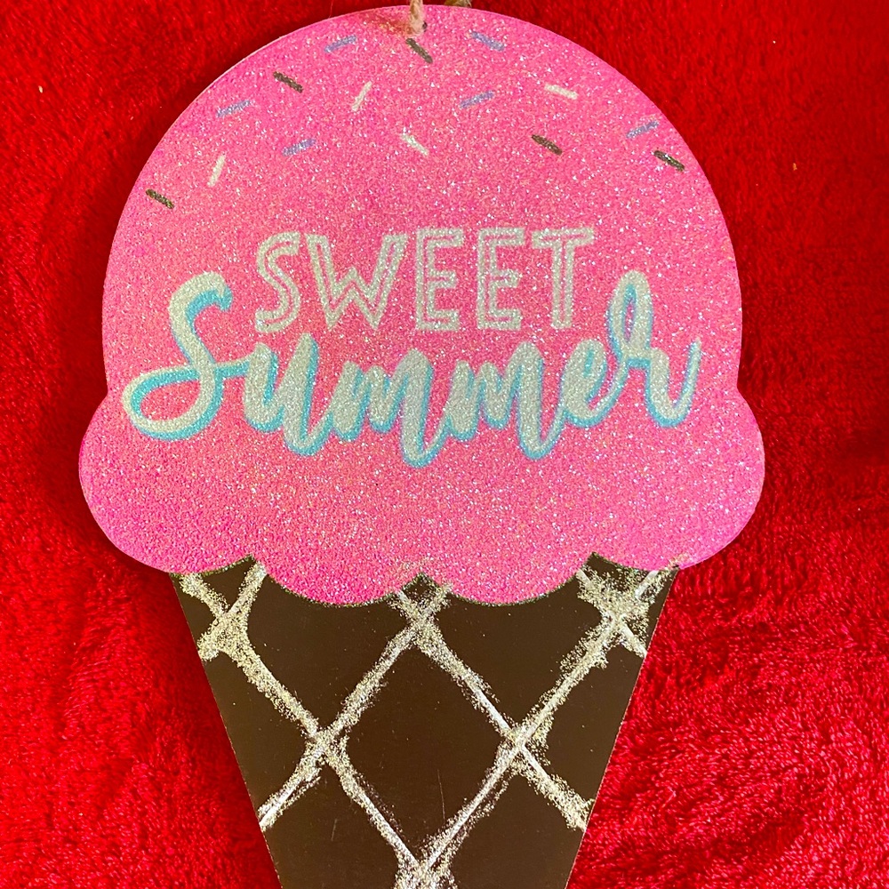 NEW! Ice Cream Sign decor
